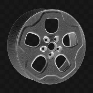 Roda de Carro - Modelo 3D