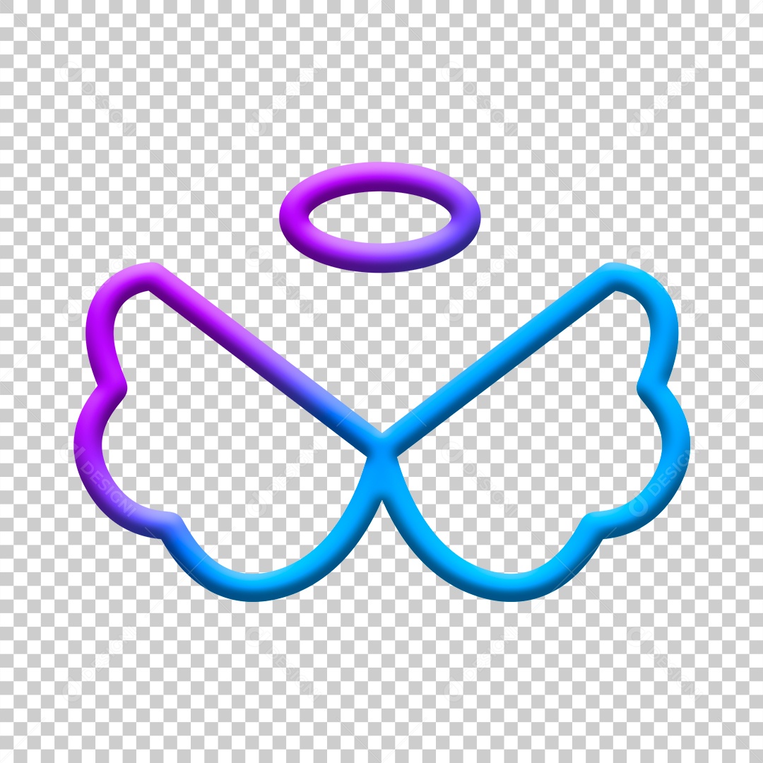 Asas de Anjo Big Brother Brasil PSD + AI Editável