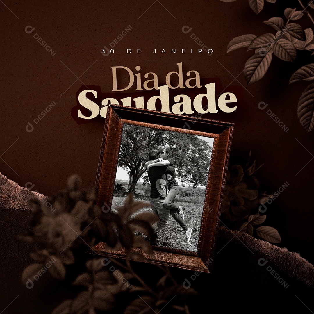 Post Dia da Saudade Social Media PSD Editável