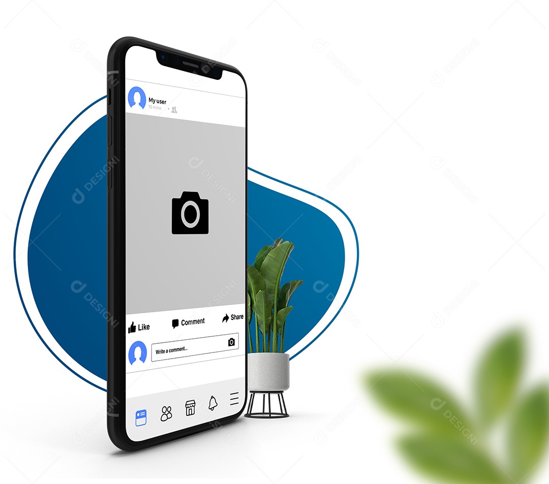 Mockup Celular Para Apresentação PSD