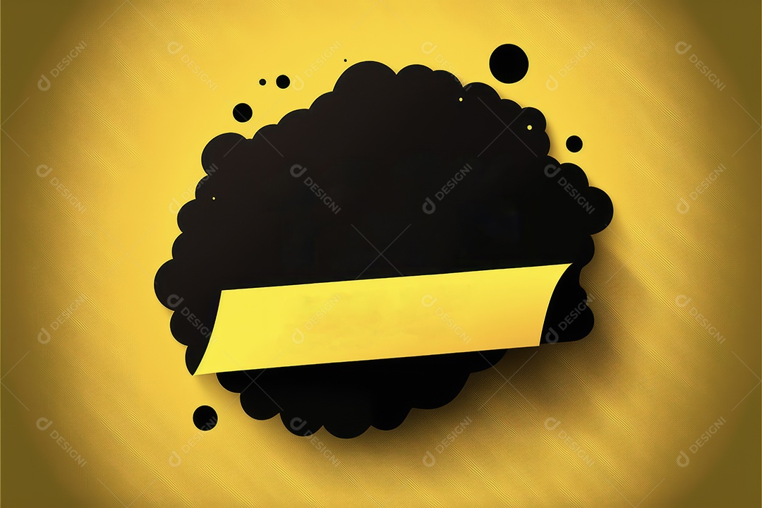 Cartaz e banner com lugar para texto, formas abstratas de balão, formas geométricas, splash, para vários anúncios