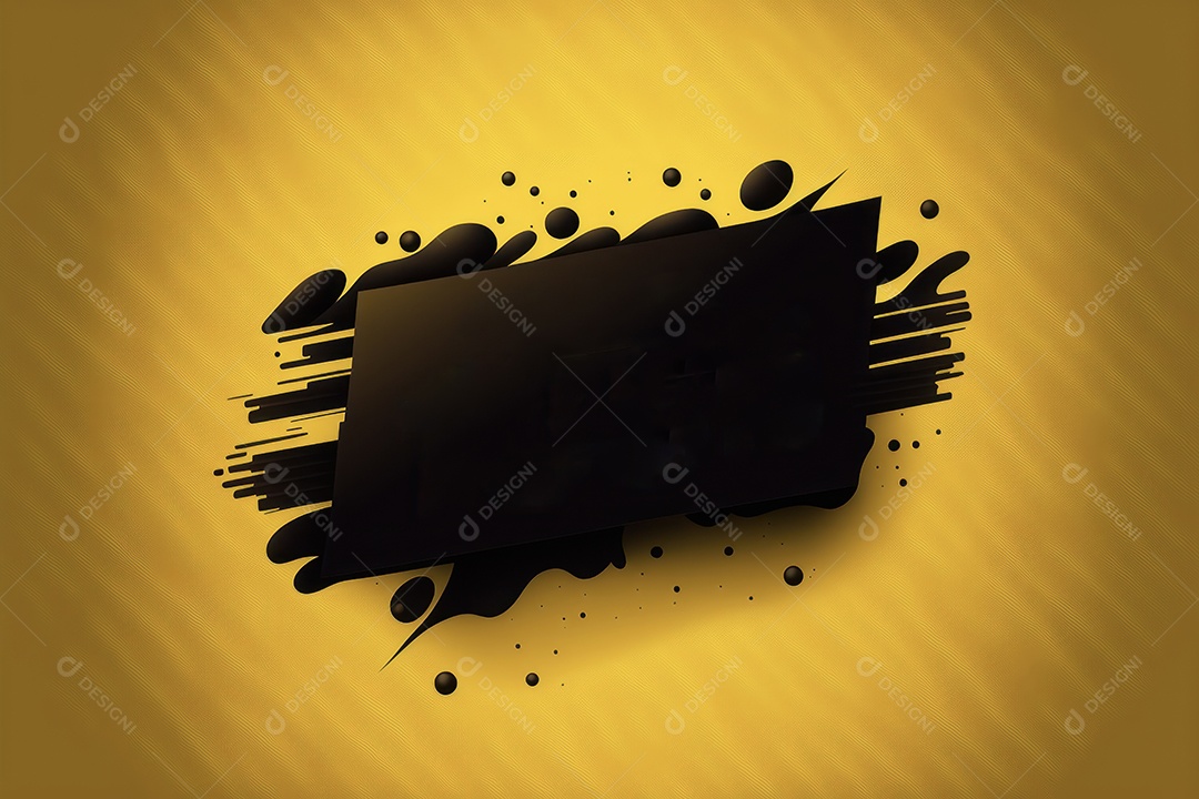 Cartaz e banner com lugar para texto, formas abstratas de balão, formas geométricas, splash, para vários anúncios