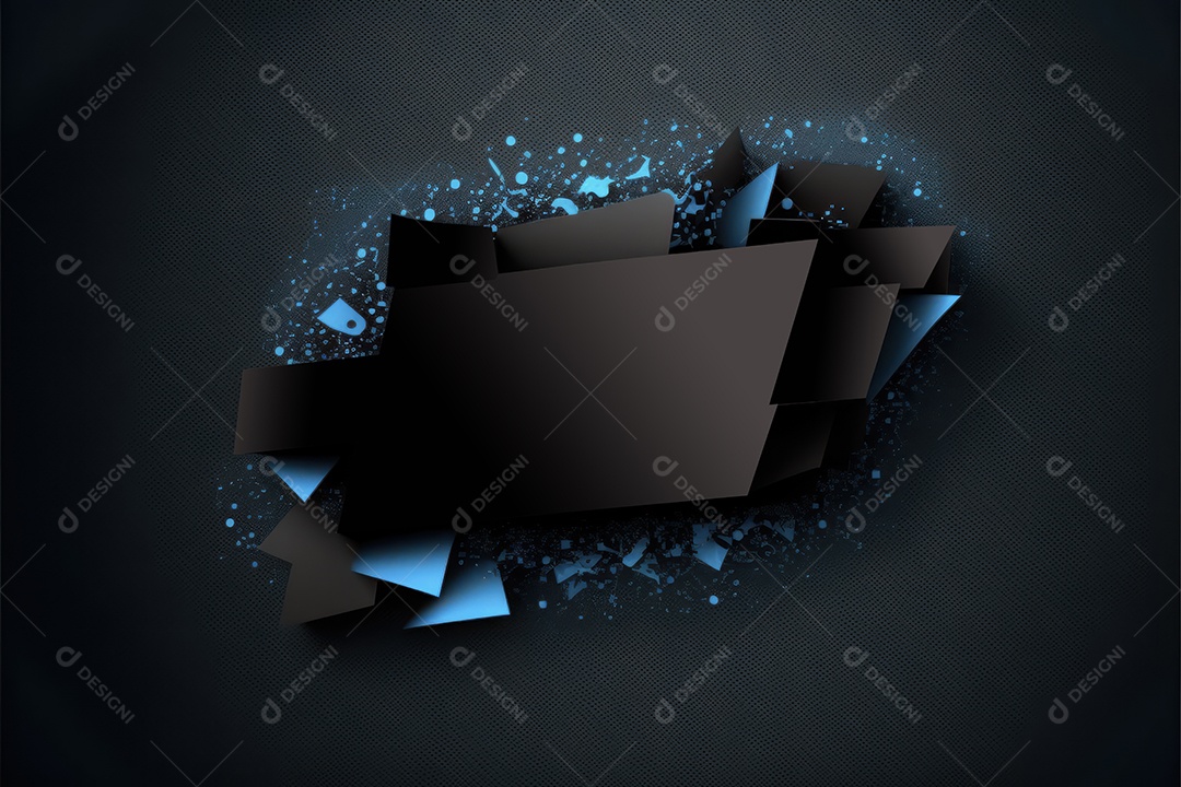 Cartaz e banner com lugar para texto, formas abstratas de balão, formas geométricas, splash, para vários anúncios