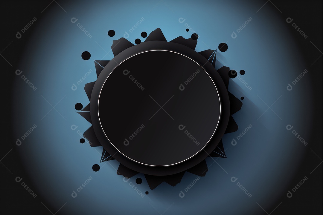 Cartaz e banner com lugar para texto, formas abstratas de balão, formas geométricas, splash, para vários anúncios