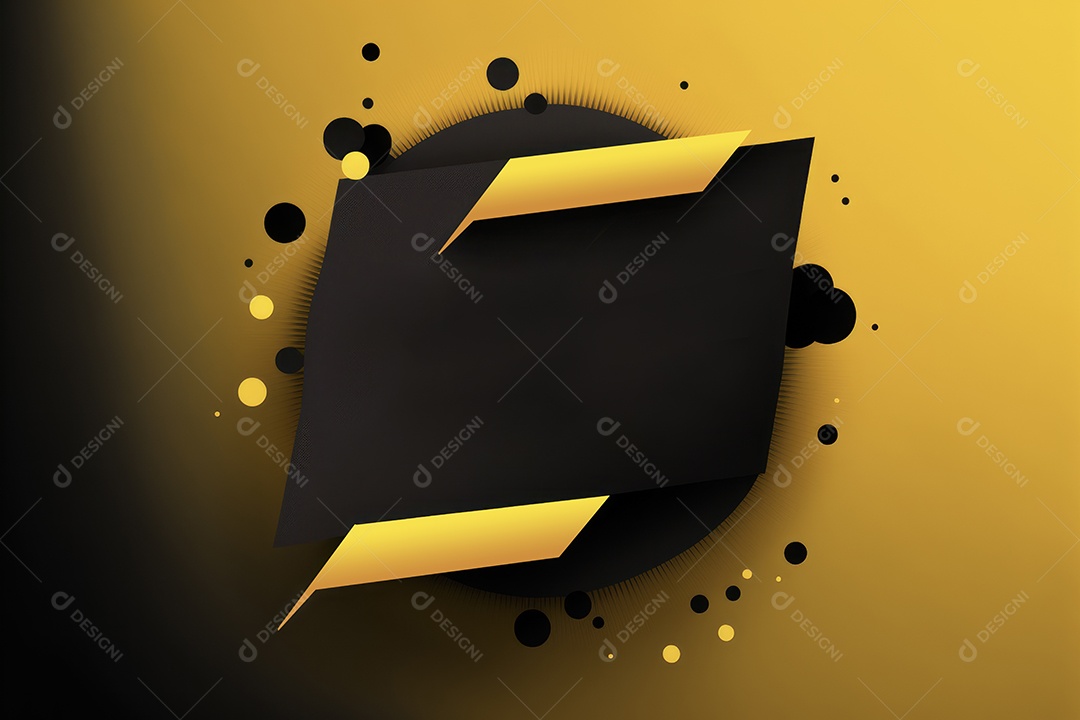 Cartaz e banner com lugar para texto, formas abstratas de balão, formas geométricas, splash, para vários anúncios