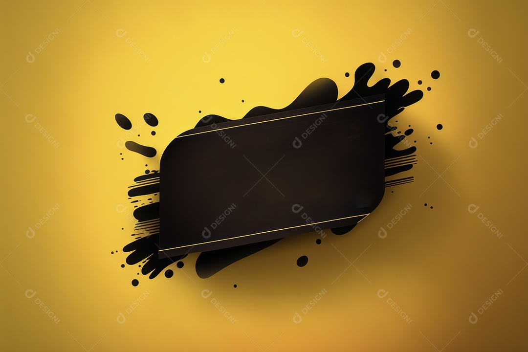 Cartaz e banner com lugar para texto, formas abstratas de balão, formas geométricas, splash, para vários anúncios