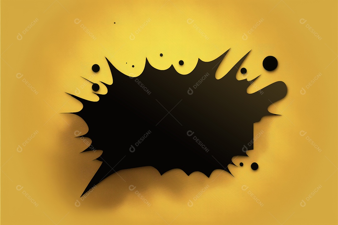 Cartaz e banner com lugar para texto, formas abstratas de balão, formas geométricas, splash, para vários anúncios