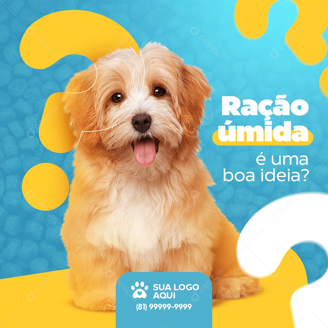 Post Petshop Social Media PSD Editável