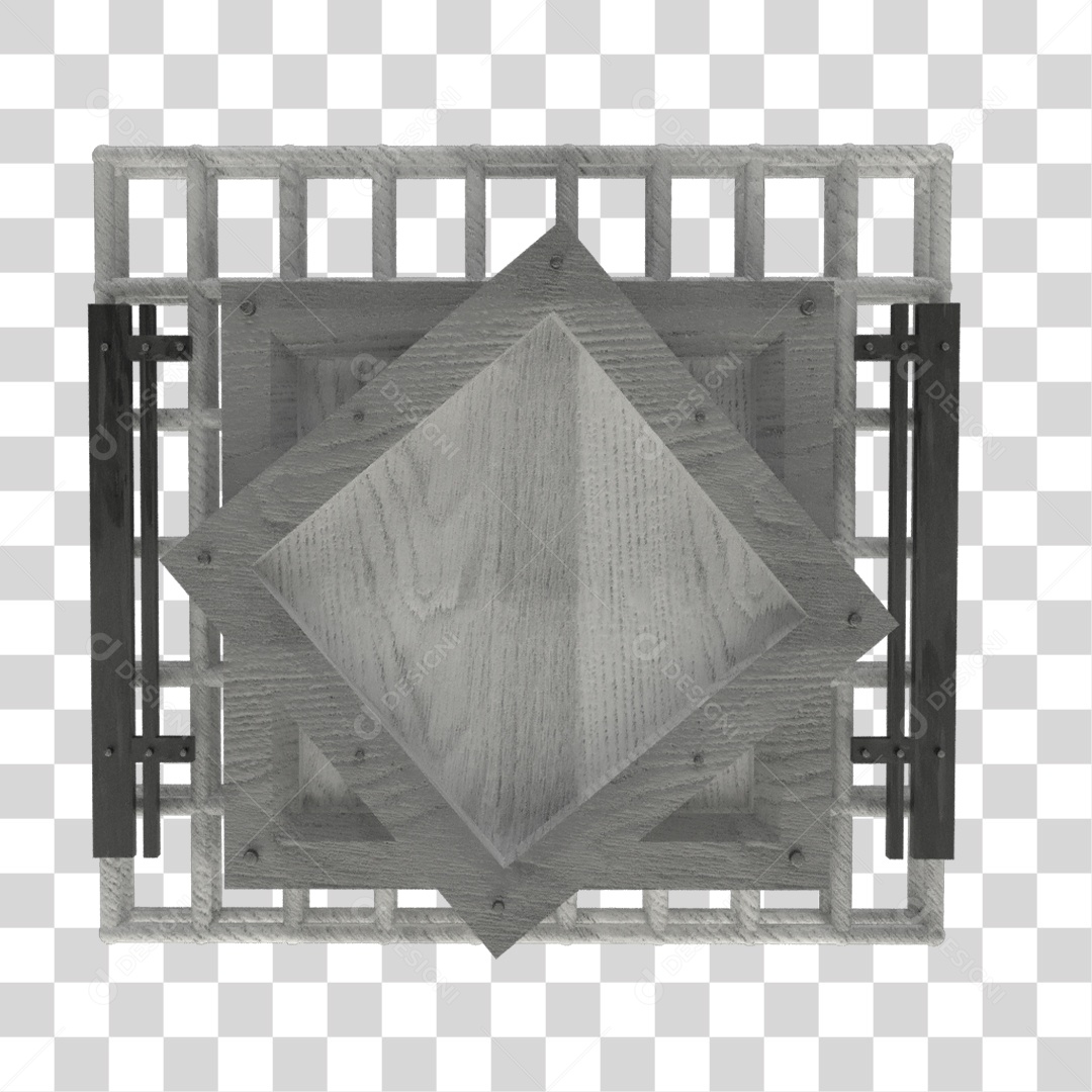 Placa de Madeira PNG Transparente