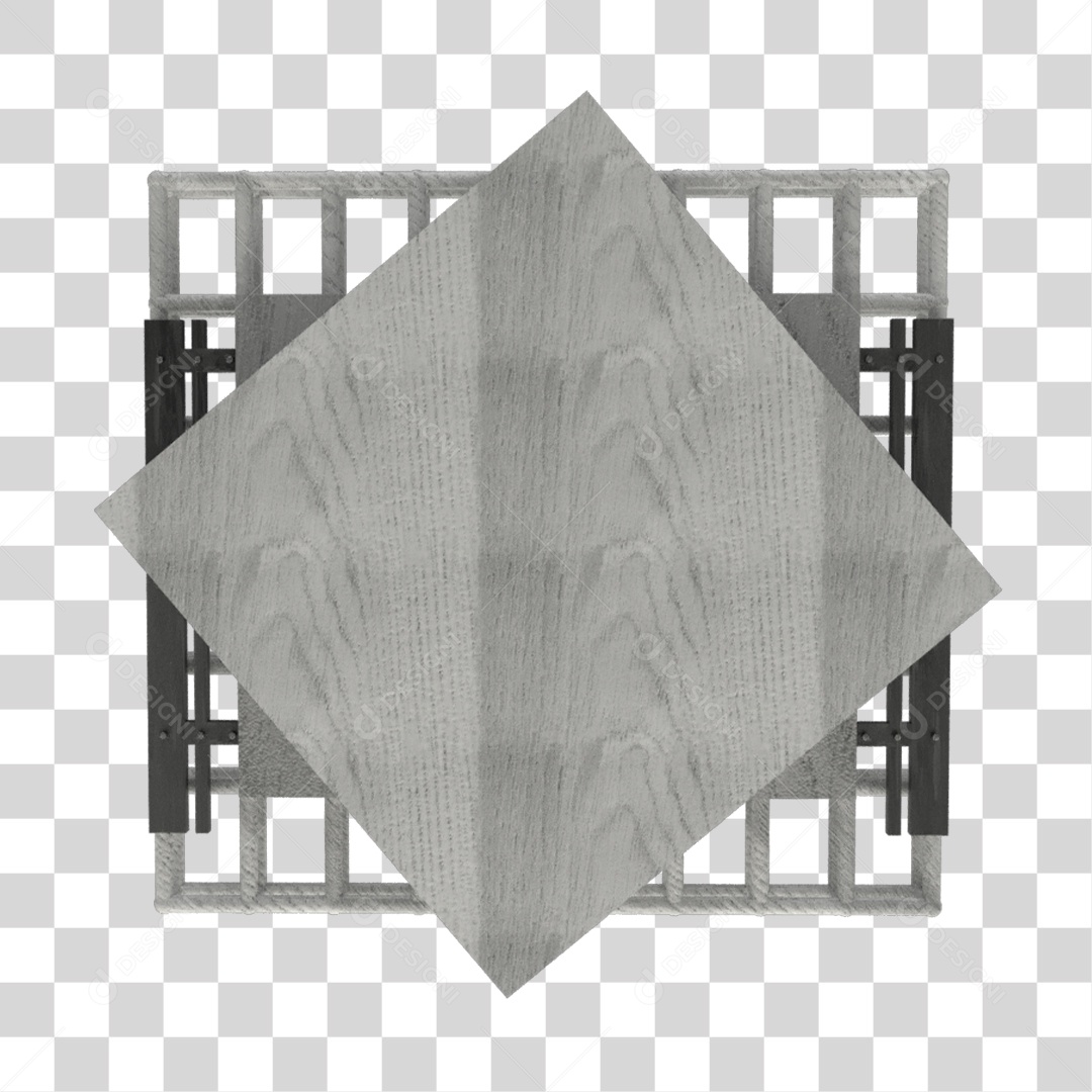 Placa de Madeira PNG Transparente