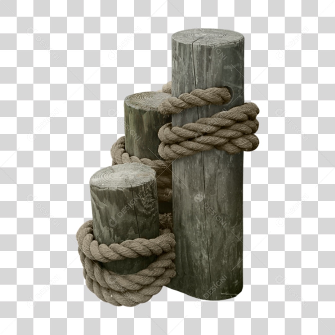 Madeira Amarrada PNG Transparente