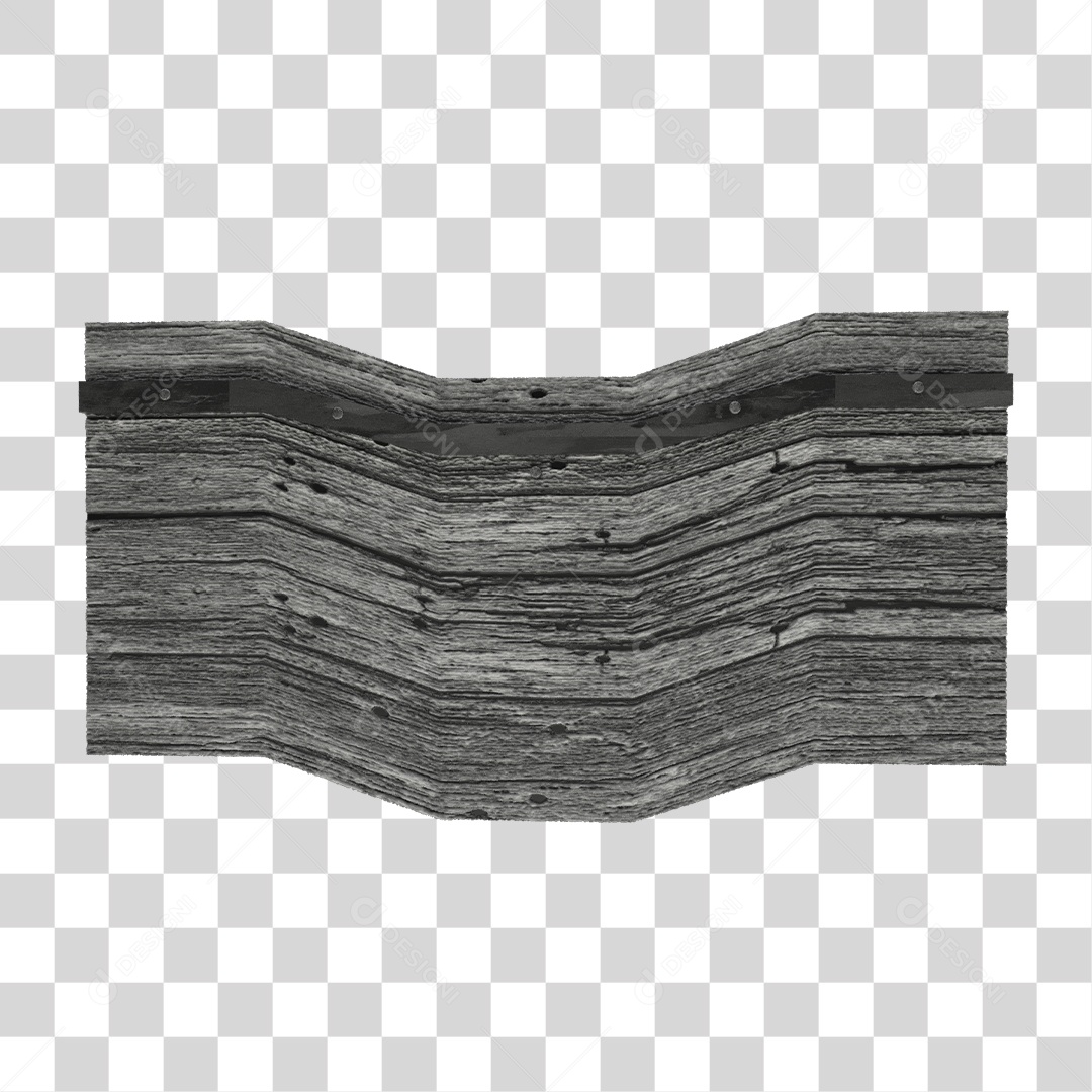 Placa de Madeira PNG Transparente