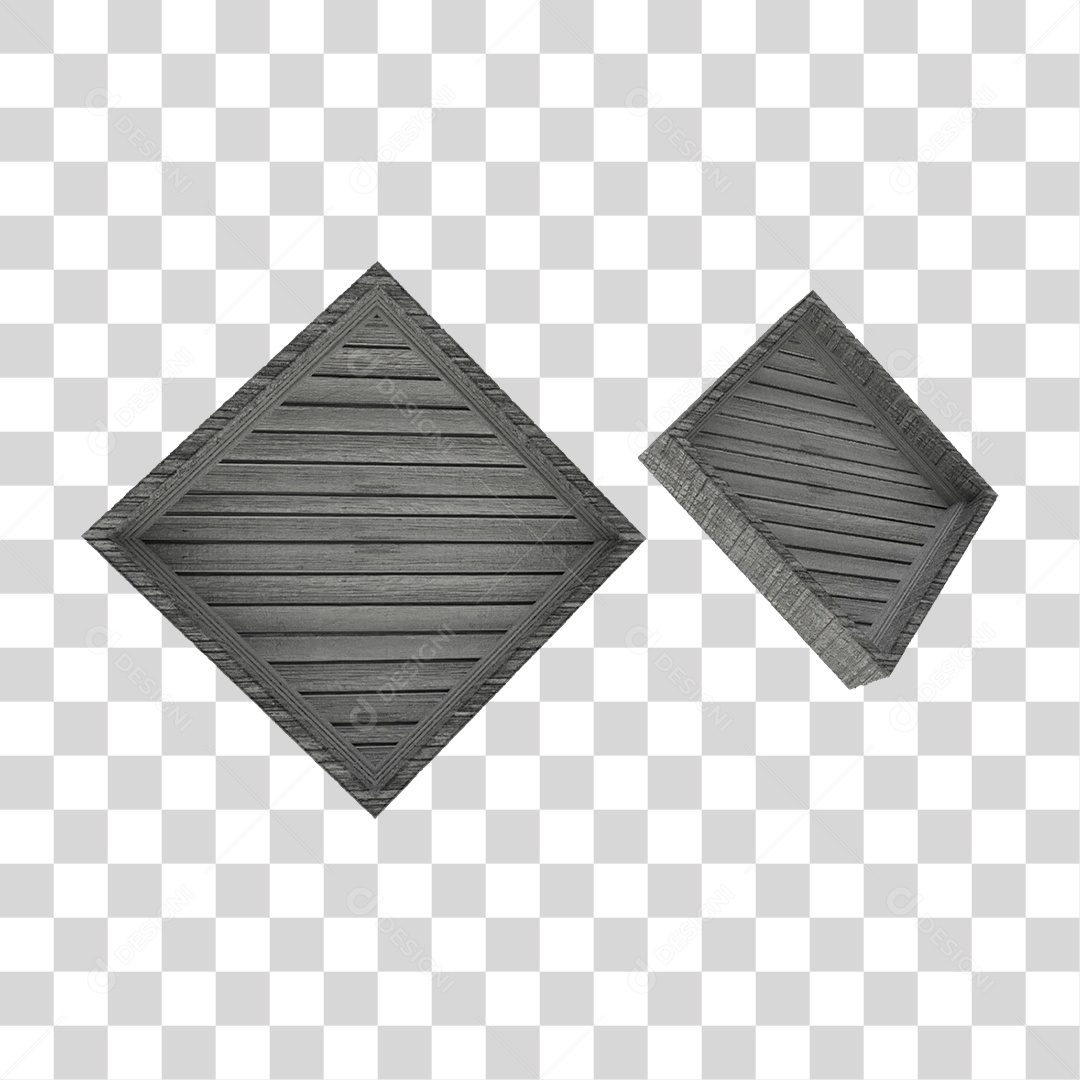 Placa de Madeira PNG Transparente