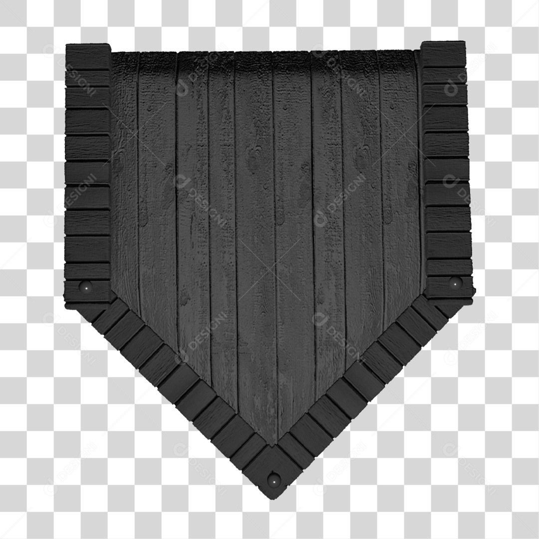 Placa de Madeira PNG Transparente