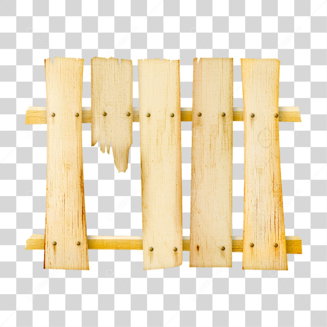 Cerca de Madeira PNG Transparente