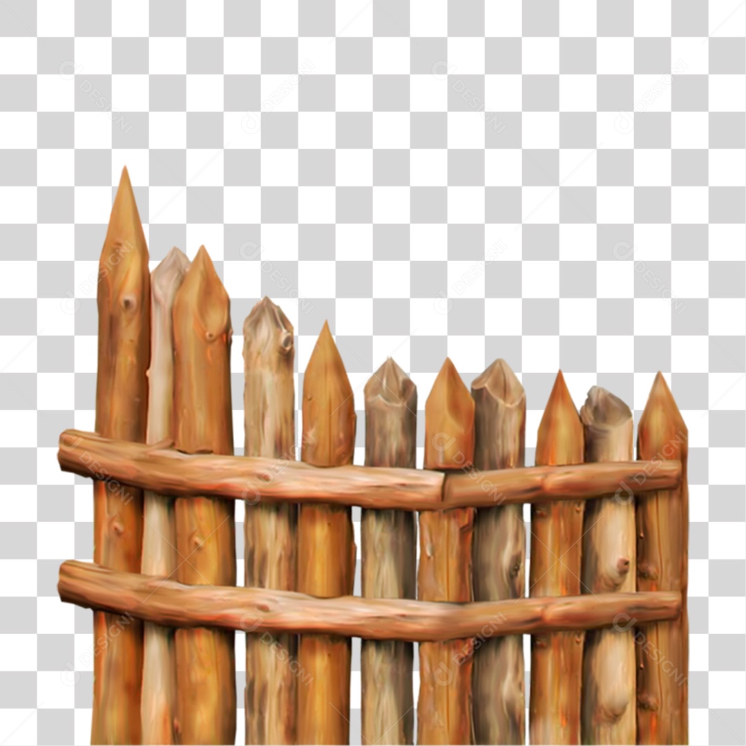 Cerca de Madeira PNG Transparente