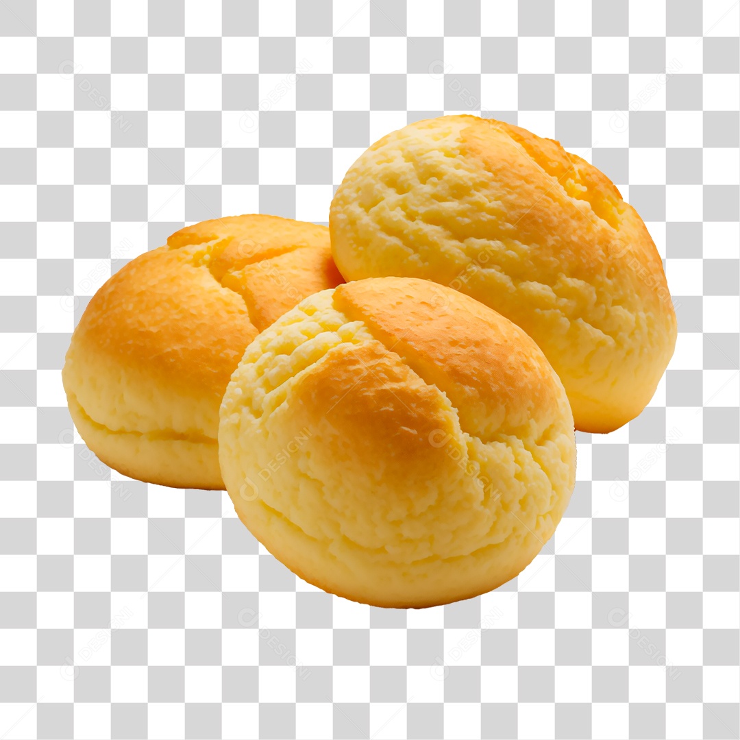 Pão de Queijo Comida Típica de Minas Gerais PNG Transparente