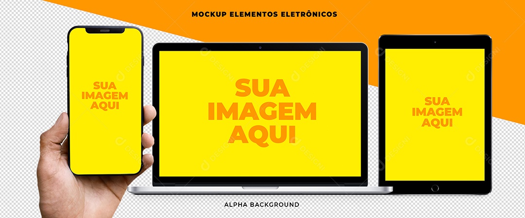 Mockup Elementos Eletrônicos PSD