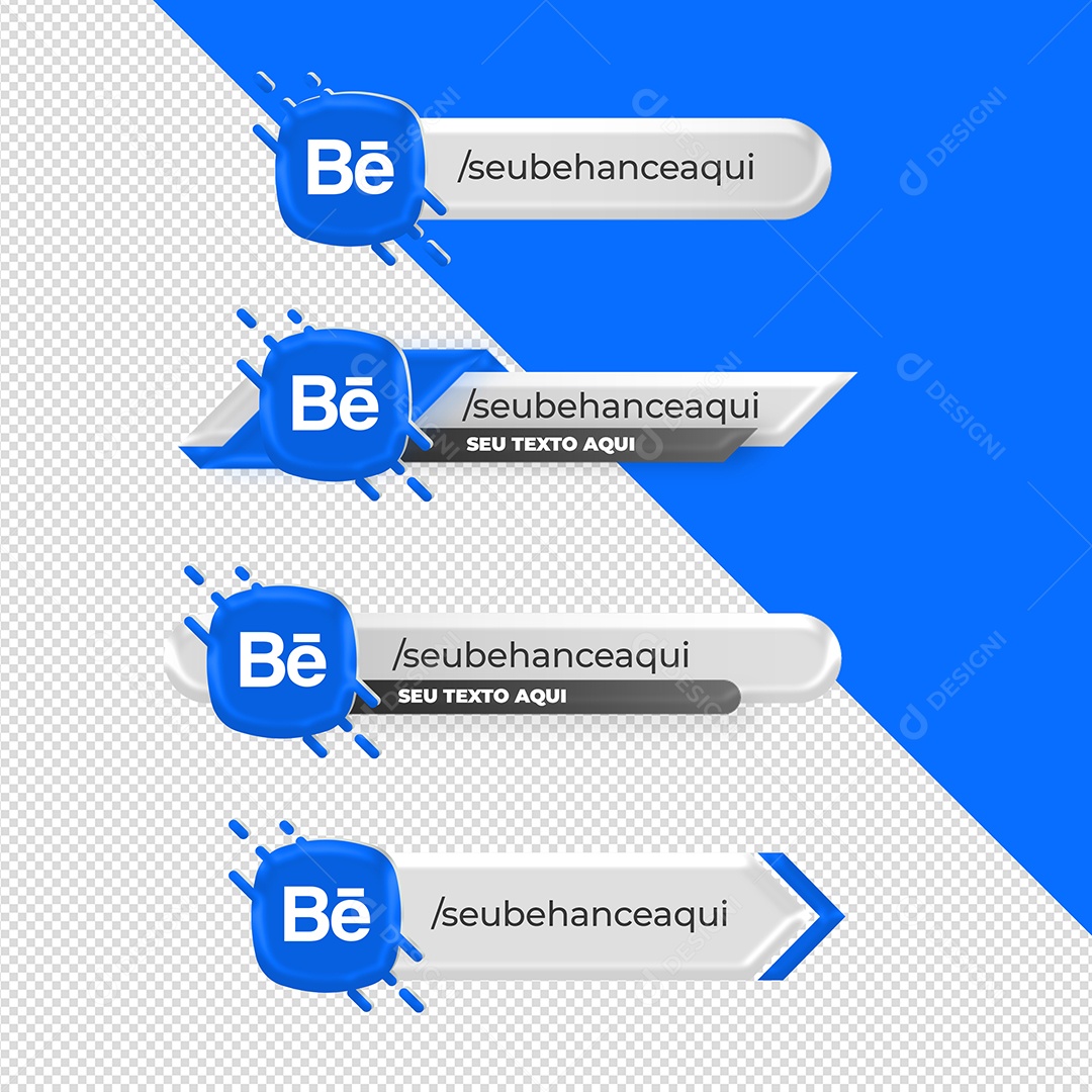 Tarjas Redes Sociais Linkedin Para Composição PSD