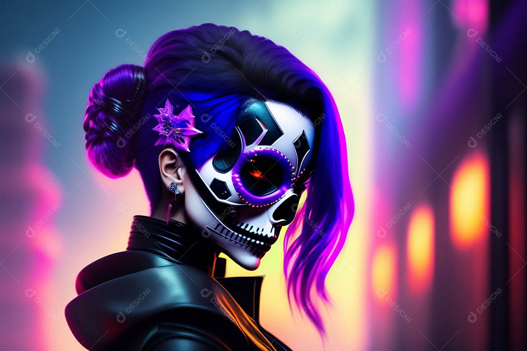 Papel de parede de caveira