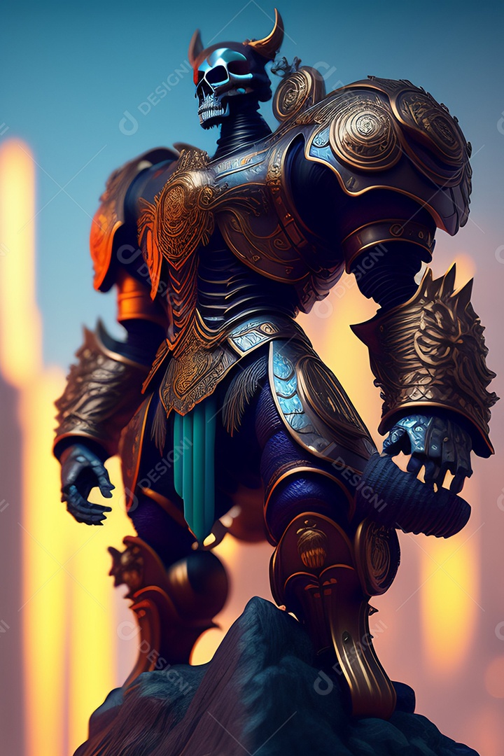 Papel de parede de caveira