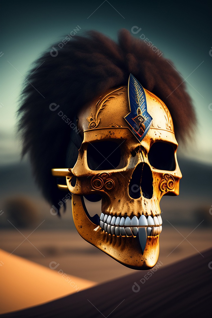 Papel de parede de caveira