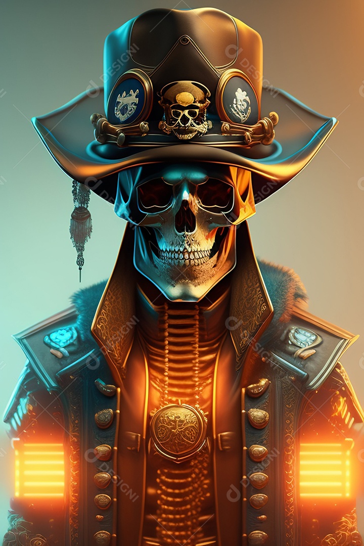 Papel de parede de caveira