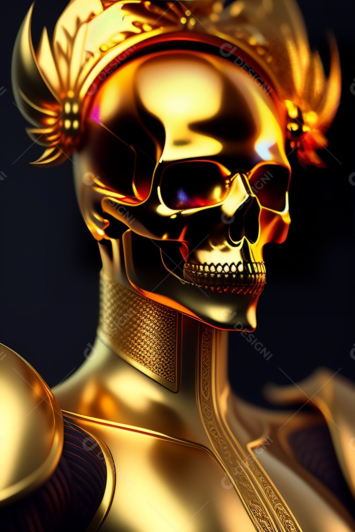 Papel de parede de caveira