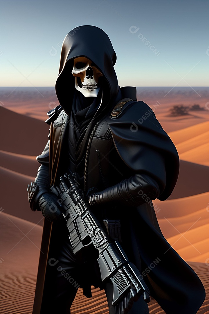 Papel de parede de caveira