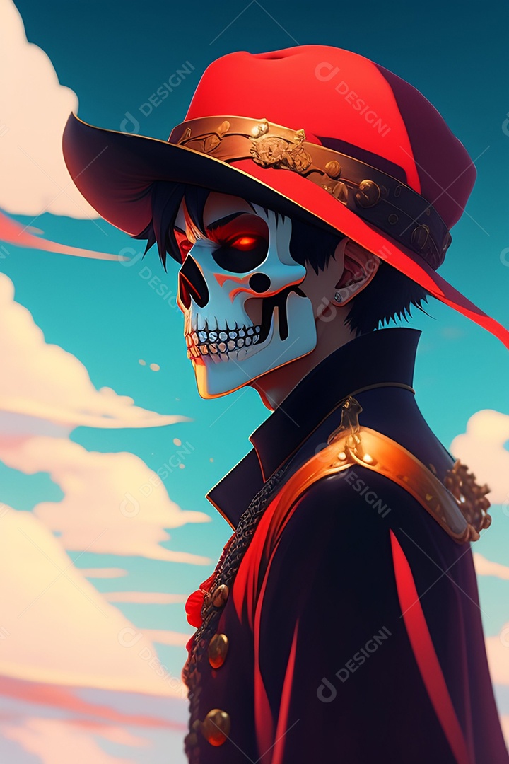 Papel de parede de caveira