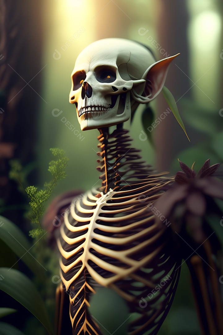 Papel de parede de caveira