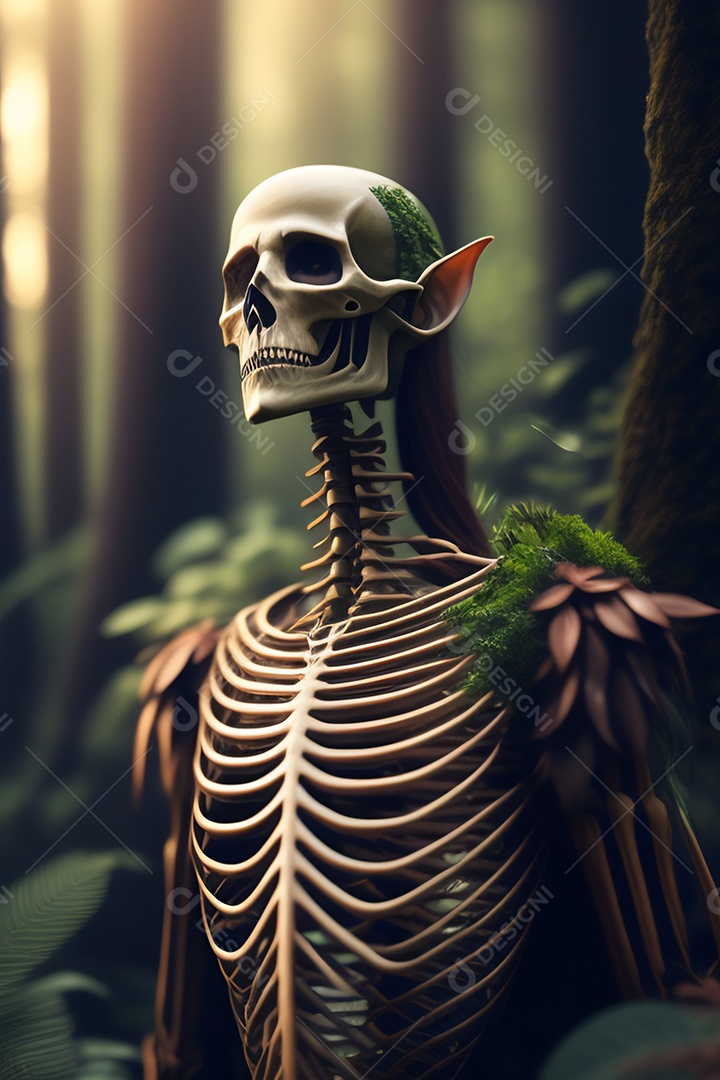 Papel de parede de caveira