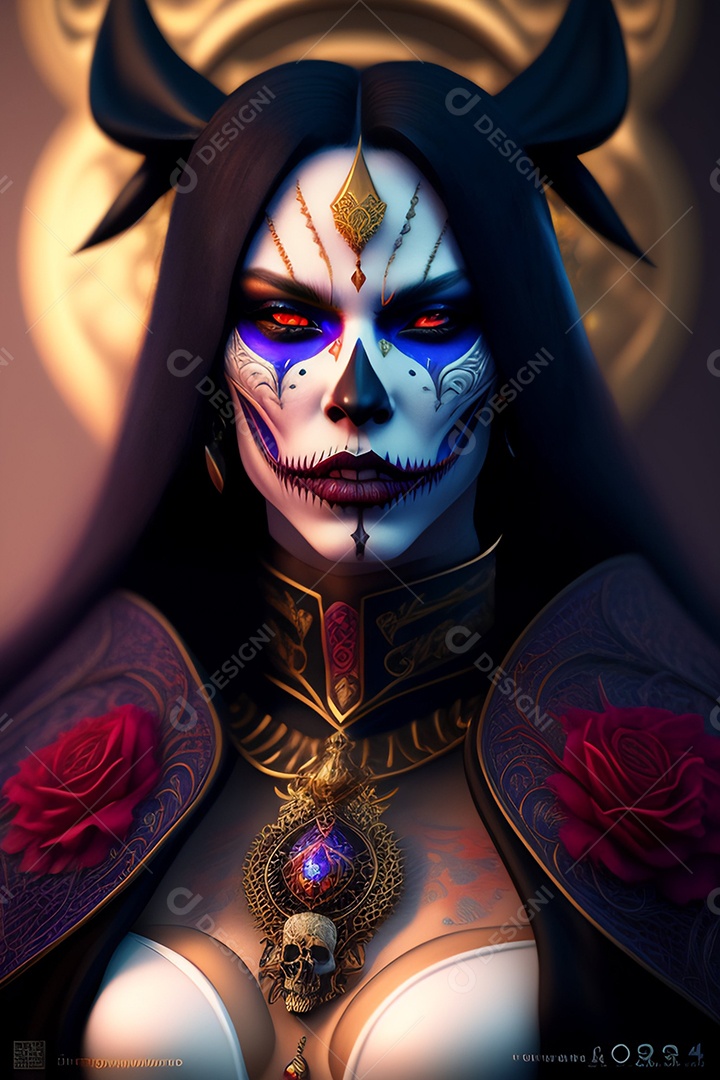 Papel de parede de caveira