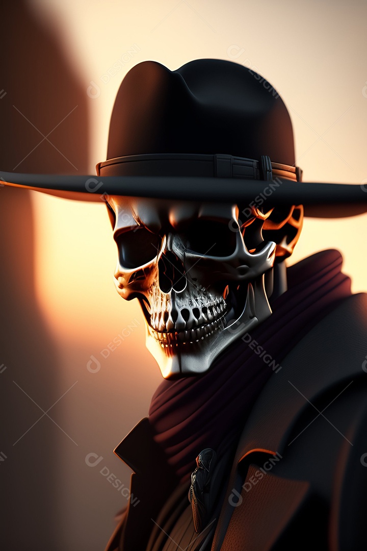 Papel de parede de caveira