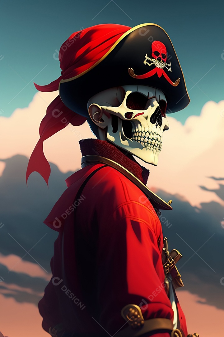 Papel de parede de caveira