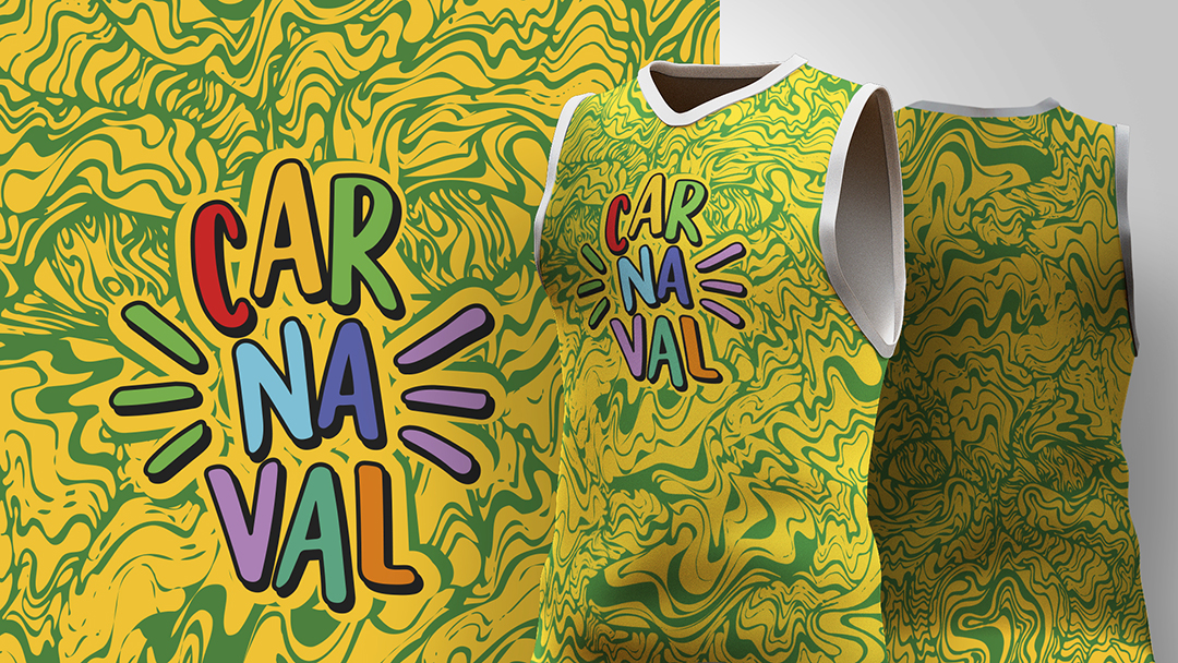 Abadá de Carnaval Estampa Ai + EPS