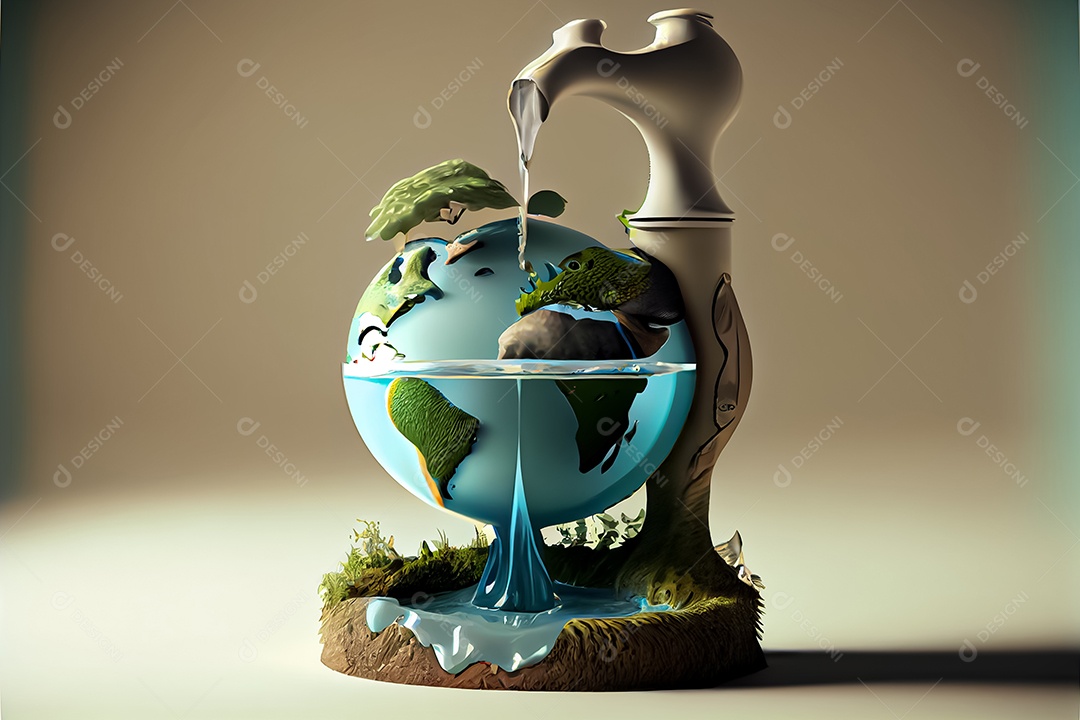 Dia Mundial da Água dia da conservação da água, economize água, a água é importante para a vida 22 de março