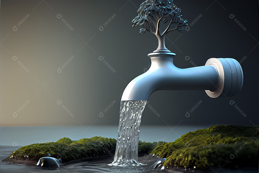 Dia Mundial da Água dia da conservação da água, economize água, a água é importante para a vida 22 de março