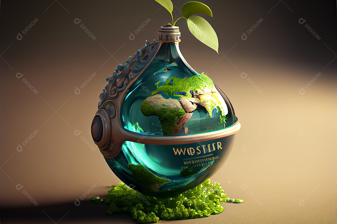 Dia Mundial da Água dia da conservação da água, economize água, a água é importante para a vida 22 de março