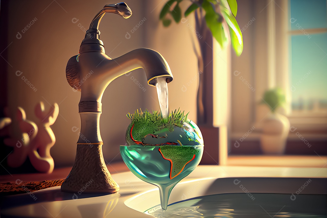 Dia Mundial da Água dia da conservação da água, economize água, a água é importante para a vida 22 de março