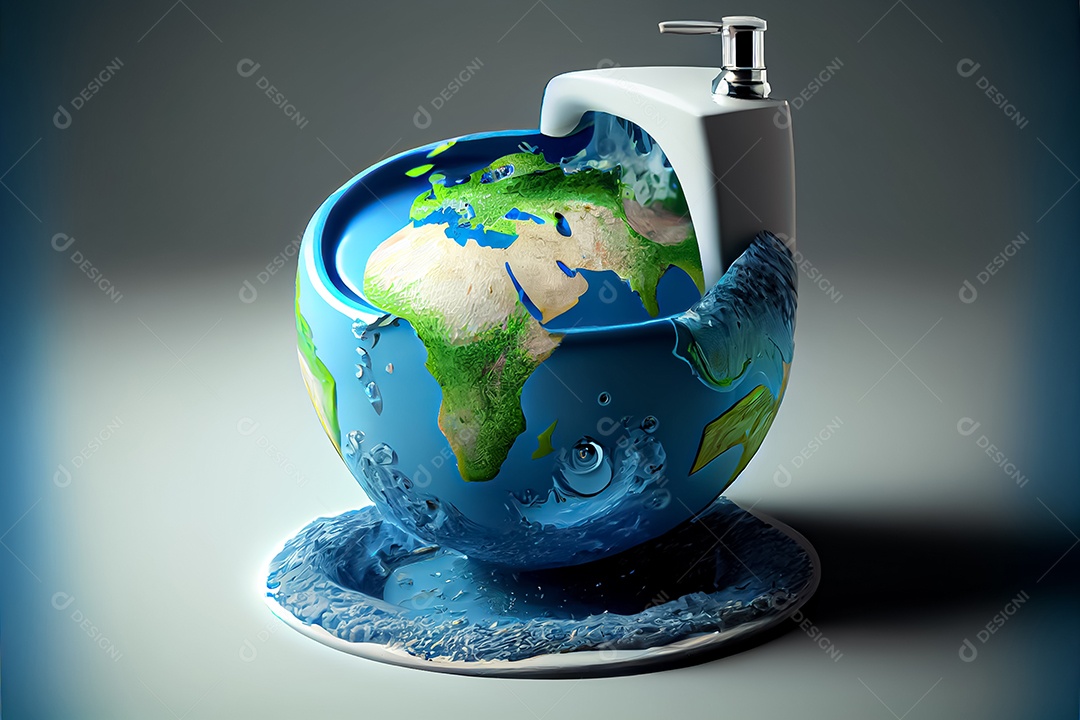 Dia Mundial da Água dia da conservação da água, economize água, a água é importante para a vida 22 de março