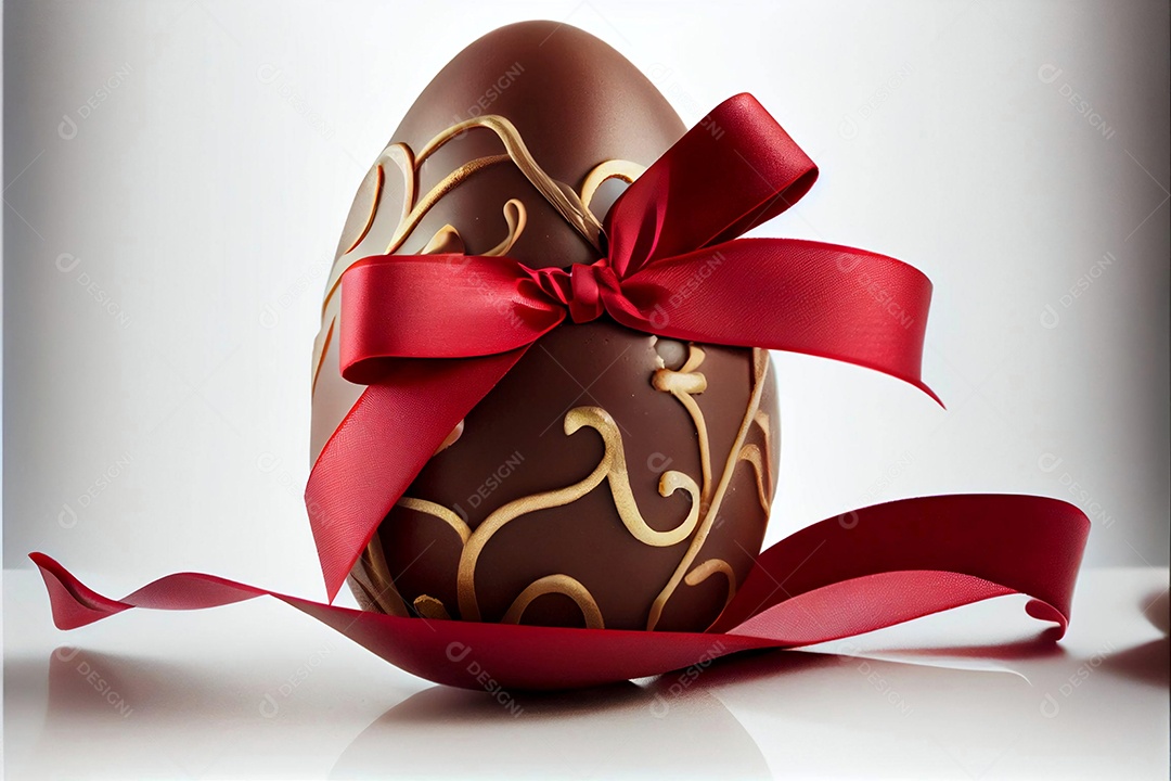 Ovos de páscoa sobre um fundo isolado