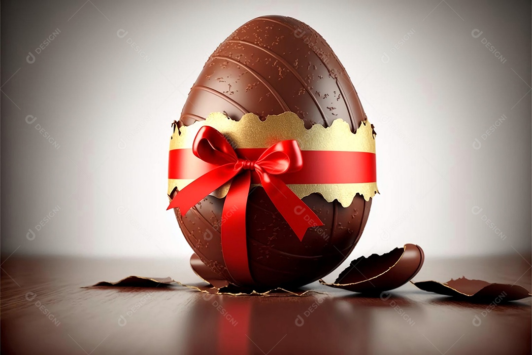 Ovos de páscoa sobre um fundo isolado