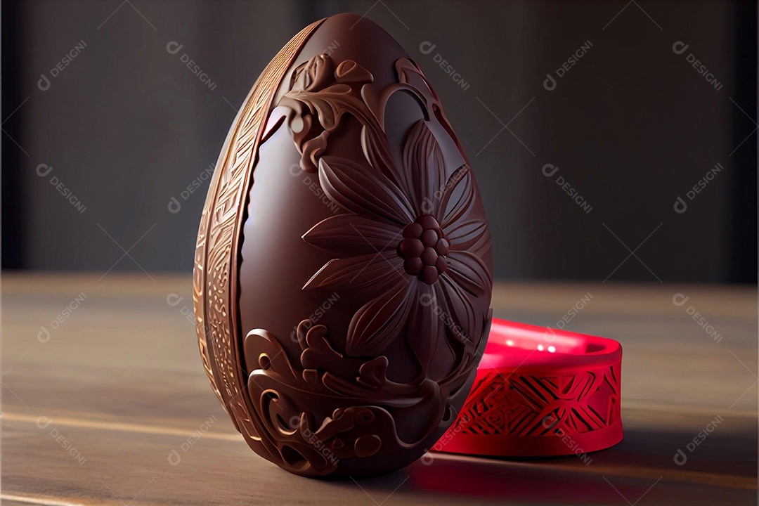 Ovos de páscoa sobre um fundo isolado