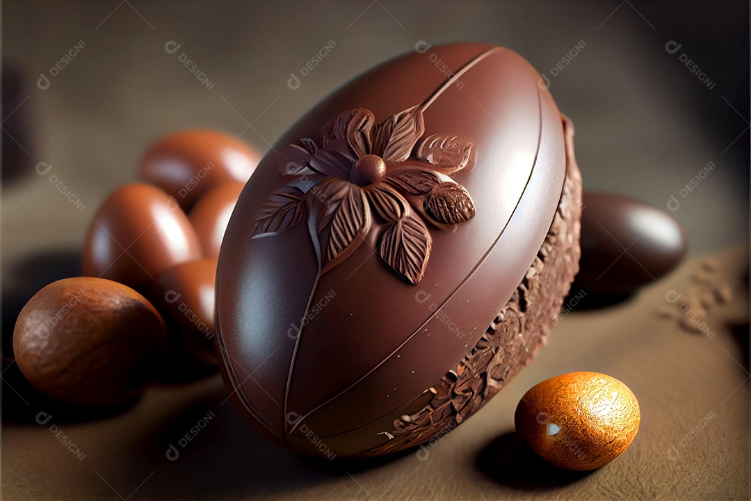 Ovos de páscoa sobre um fundo isolado