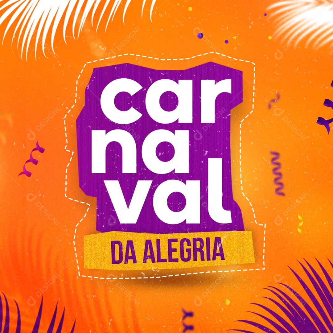 Carnaval da Alegria Social Media PSD Editável
