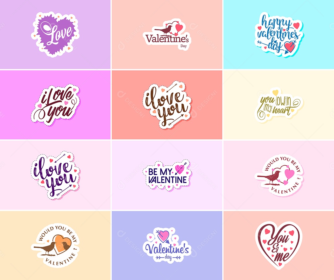 Textos De Feliz Dia Dos Namorados Vetor EPS