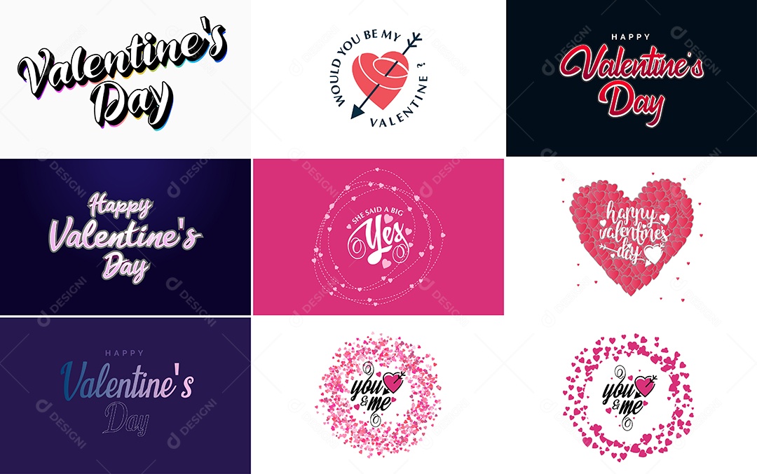 Textos De Feliz Dia Dos Namorados Vetor EPS