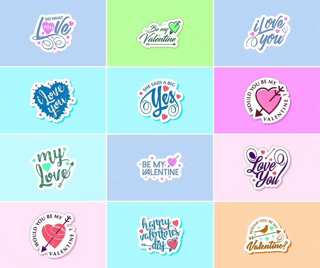 Textos De Feliz Dia Dos Namorados Vetor EPS