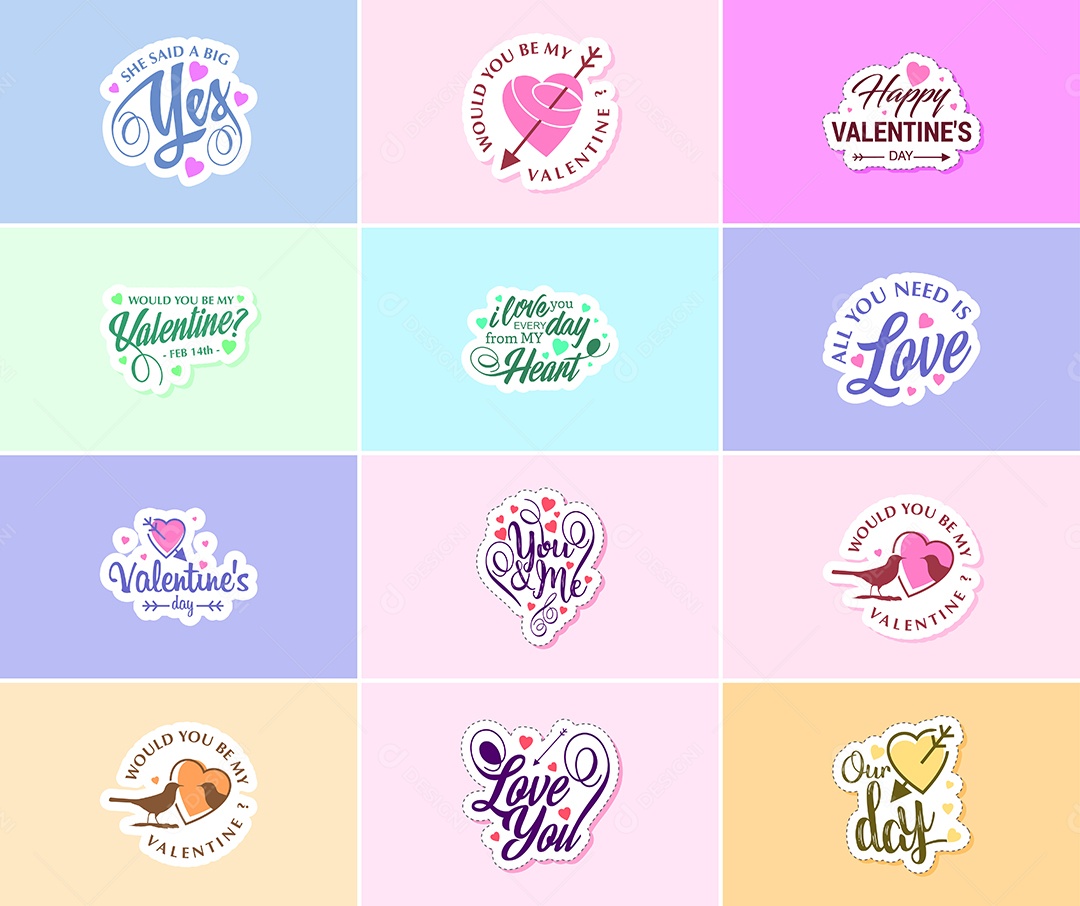 Textos De Feliz Dia Dos Namorados Vetor EPS